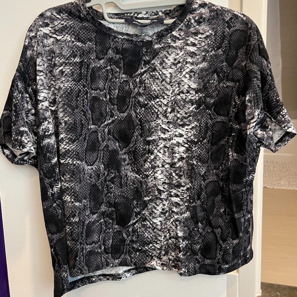 French Connection Snake Skin T-Shirt